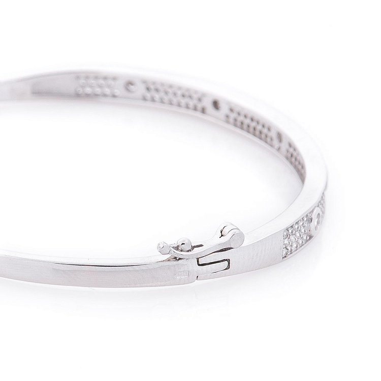 Срібний браслет з фіанітами 141331 від ювелірного магазину Онікс - 2