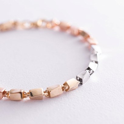 Браслет "Celeste" в червоному, жовтому і білому золоті б04538 №3