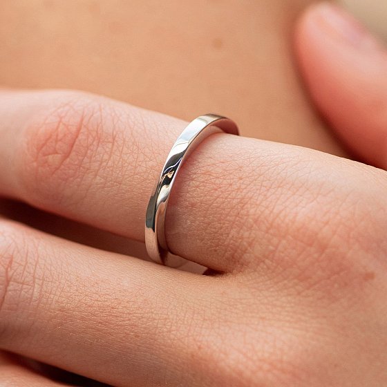 Серебряное кольцо "Бесконечность" 7161род №2