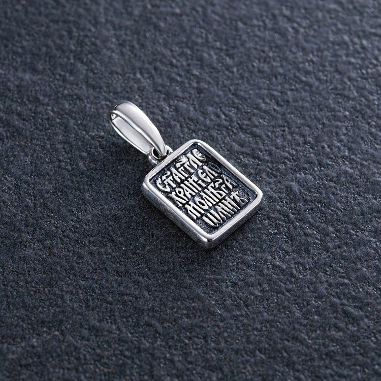 Серебряная ладанка с чернением 132885 от ювелирного магазина Оникс - 1