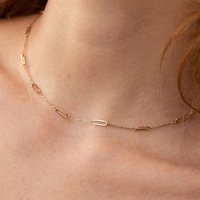 Кольє "Карен" у жовтому золоті кол02349 №2