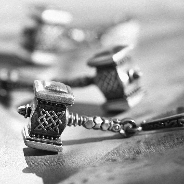 Серебряный кулон "Молот Сварога" 218 от ювелирного магазина Оникс - 6