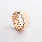 Каблучка "Agnes" у жовтому золоті к08456 от ювелирного магазина Оникс - 1