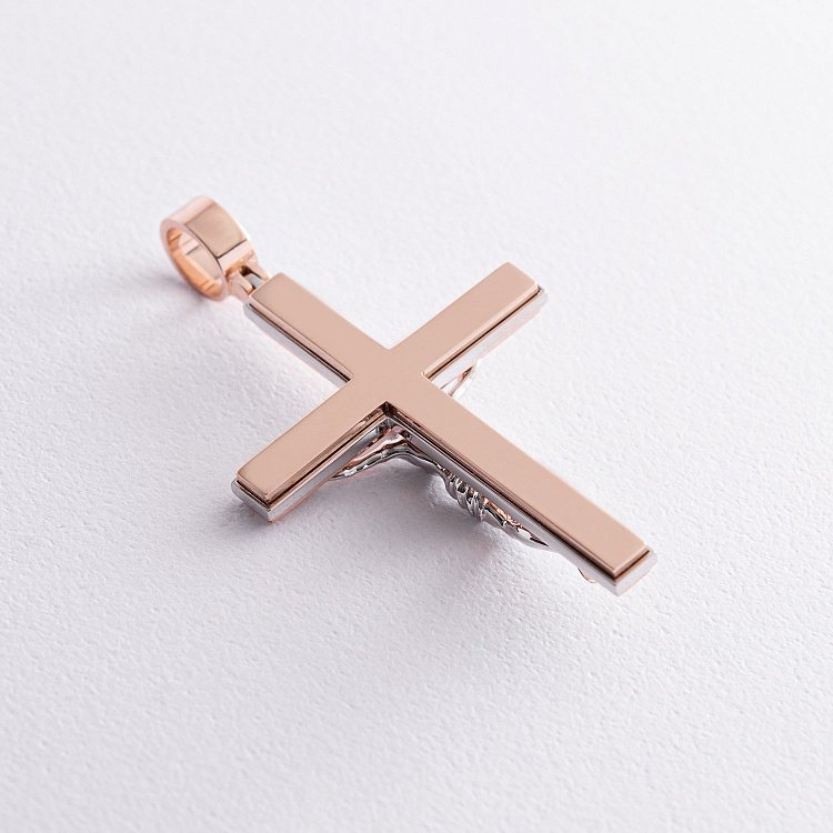 Золотой крест "Распятие" 122941100 от ювелирного магазина Оникс - 2