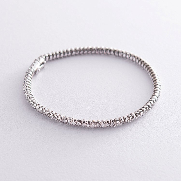 Золотой браслет с бриллиантами бр1264 от ювелирного магазина Оникс