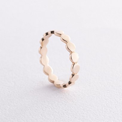 Кольцо "Керри" в желтом золоте к07609 №3