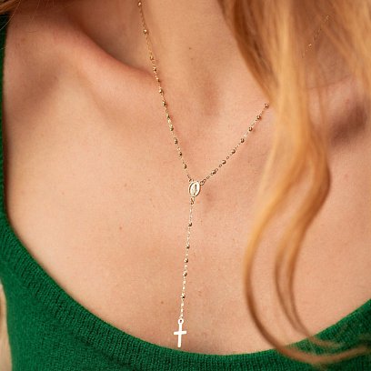 Золоте кольє "Розарій" кол01152 №2