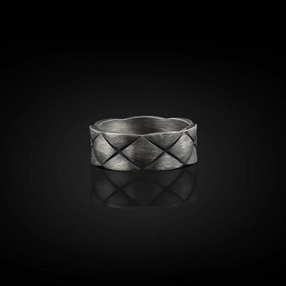 Срібна каблучка "Геометричні куби" 112712 №14