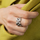 Каблучка "Charlie" у білому золоті к08414 от ювелирного магазина Оникс - 1