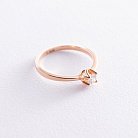Помолвочное кольцо в красном золоте (бриллиант) кб0346ca от ювелирного магазина Оникс