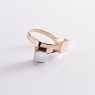 Золотое кольцо "Кубики" к07003 от ювелирного магазина Оникс - 2