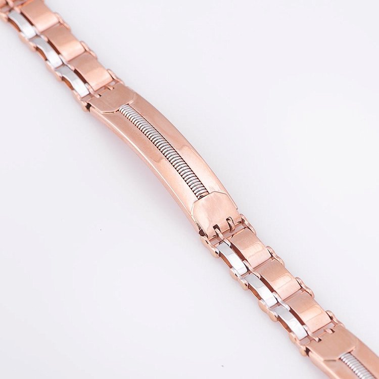 Мужской золотой браслет б01256 от ювелирного магазина Оникс - 2