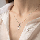 Хрестик в білому золоті (діаманти) пб0295ch от ювелирного магазина Оникс - 7