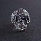 Серебряное кольцо "Череп" 112689 от ювелирного магазина Оникс - 3