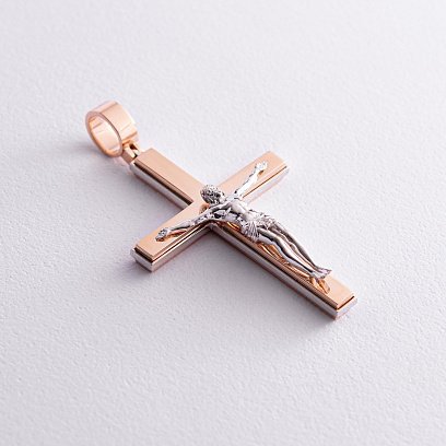 Золотой крест "Распятие" 122941100