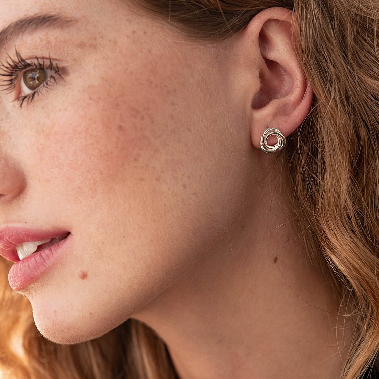 Срібні сережки "Захоплення" 122754 від ювелірного магазину Онікс - 3