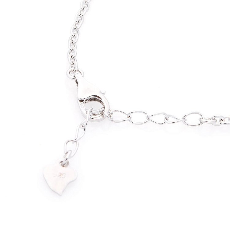 Срібний браслет зі знаком "Нескінченності" (фіаніти) 141282 від ювелірного магазину Онікс - 1