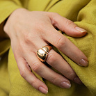 Золотое кольцо "Julieta" к08436 от ювелирного магазина Оникс - 5