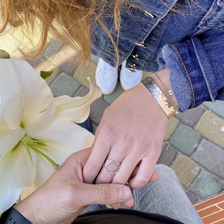 Серебряное кольцо "Круговорот" 112250 от ювелирного магазина Оникс - 16