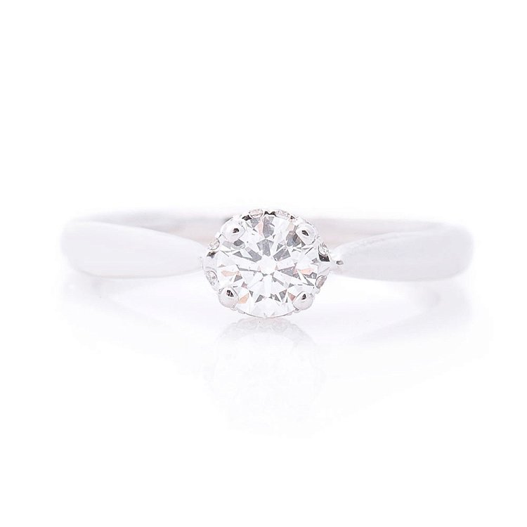 Золота заручальна каблучка (діамант) кб0204lg від ювелірного магазину Онікс - 2