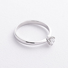 Помолвочное золотое кольцо с бриллиантом кб0696м от ювелирного магазина Оникс - 1