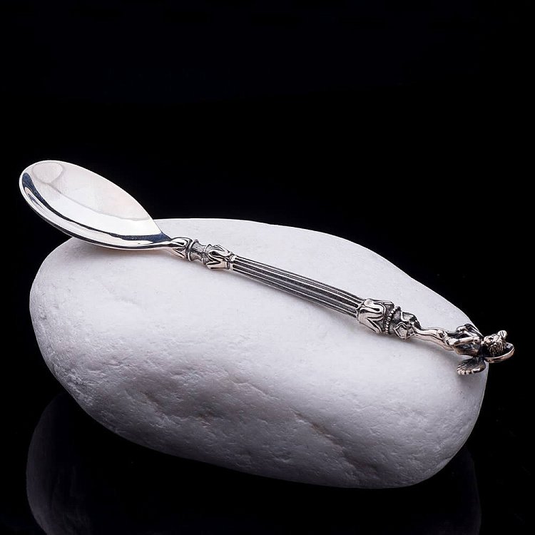 Срібна ложка з янголятком 24020 від ювелірного магазину Онікс - 2