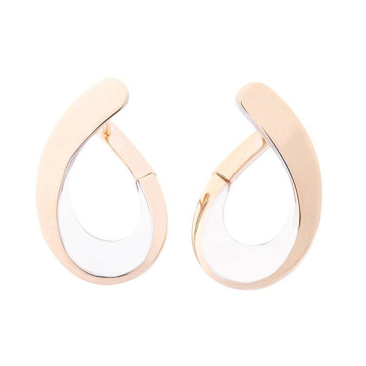 Золоті сережки "Крапельки" с05847 від ювелірного магазину Онікс - 5