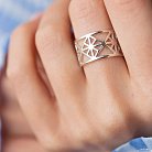 Широкое серебряное кольцо "Дженна" 112694 от ювелирного магазина Оникс - 8