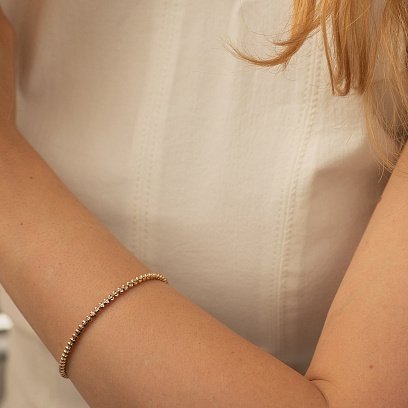 Браслет из красного золота б04169 №12