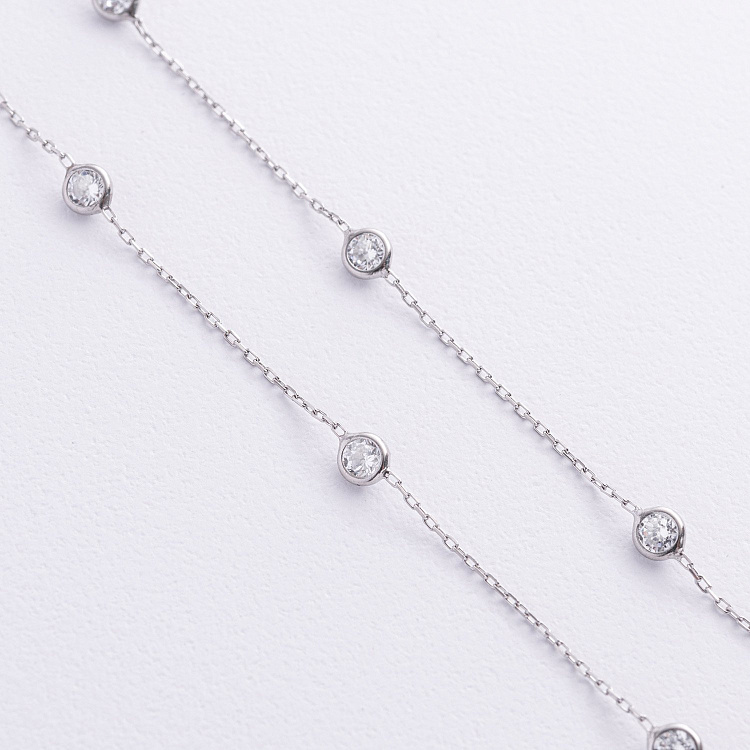 Серебряный браслет с фианитами 905-01593 от ювелирного магазина Оникс - 1