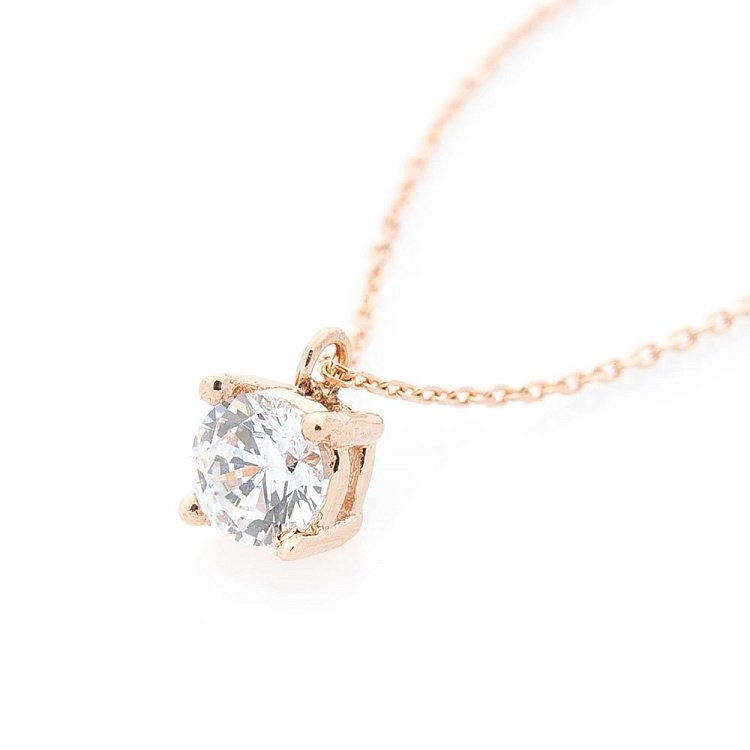 Золоте кольє з фіанітом кол01211 від ювелірного магазину Онікс - 1