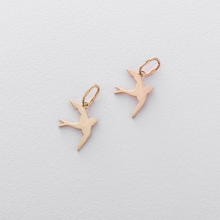 Золотий кулон "Ластівка" п03291 від ювелірного магазину Онікс - 4