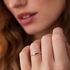 Помолвочное золотое кольцо с бриллиантом кб0411 от ювелирного магазина Оникс - 1