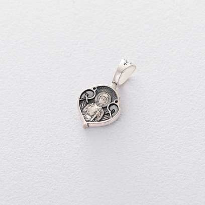 Серебряная ладанка с чернением 132852