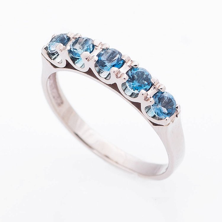 Золотое кольцо с топазами 02-0632.0.2224 от ювелирного магазина Оникс