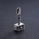 Срібний кулон "Молот з коловратом і рунами" 133228 от ювелирного магазина Оникс - 4