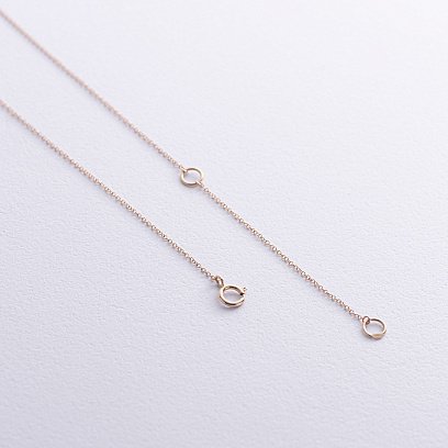 Золоте кольє (малахіт, діаманти) колб0129sc №5