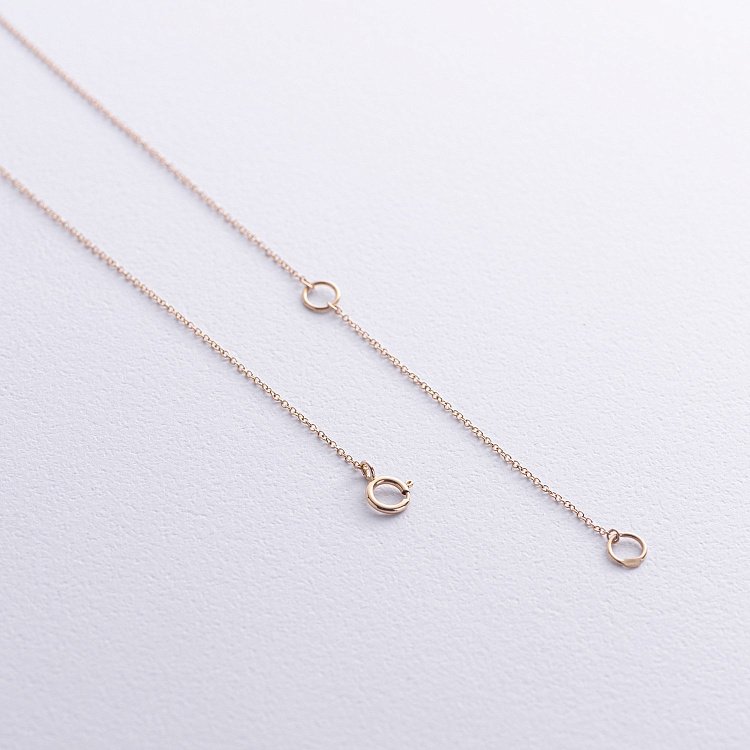 Золоте кольє (малахіт, діаманти) колб0129sc від ювелірного магазину Онікс - 4