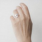 Срібний перстень з сердечком 111952 от ювелирного магазина Оникс - 3