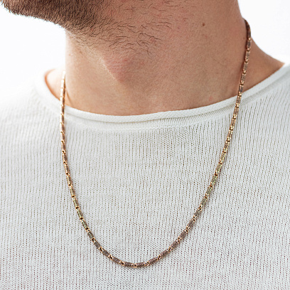 Чоловічий золотий ланцюжок ц00562 №6