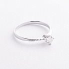 Помолвочное золотое кольцо с бриллиантами кб0664cha от ювелирного магазина Оникс - 1