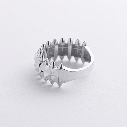 Кольцо "Pauline" в белом золоте к08340 №5