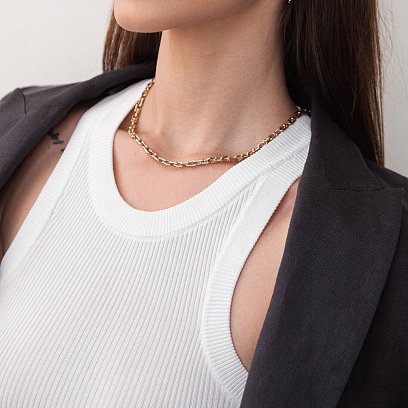 Золоте кольє "Фантазія" кол02225 №7