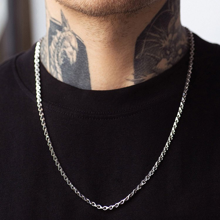 Мужская золотая цепочка ц00540 от ювелирного магазина Оникс - 5