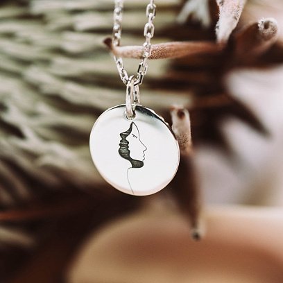 Срібний кулон "Наша дуальність" 132724кул №7