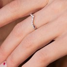 Кольцо в белом золоте с бриллиантами кб0482nl от ювелирного магазина Оникс - 3