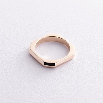 Кольцо "Дженнифер" в желтом золоте к07472 №5