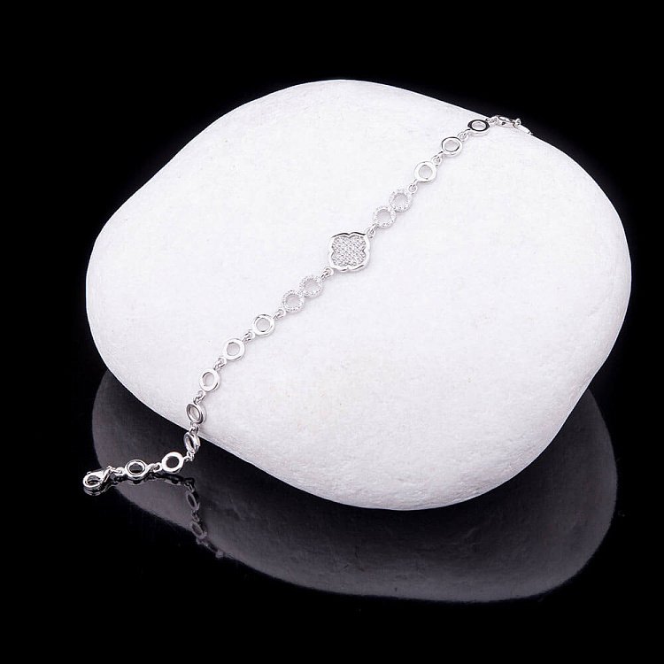 Серебряный браслет с фианитами 14893 от ювелирного магазина Оникс