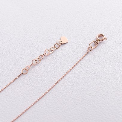 Золоте кольє з фіанітом кол01489 №4