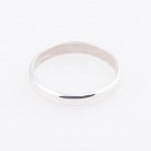 Серебряное обручальное кольцо гладкое тонкое 11034т от ювелирного магазина Оникс - 1